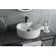 Раковина Gid N9008b 51104 накладная белая 46x46x16