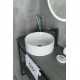 Раковина Gid N9011 51105 накладная белая 40x40x15