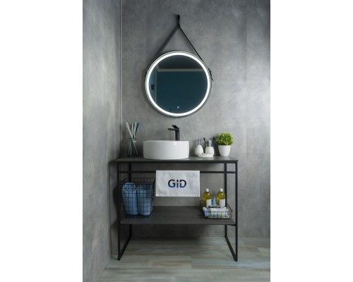 Раковина Gid N9011 51105 накладная белая 40x40x15