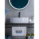 Раковина Gid N9012 51106 накладная белая 50x36x14