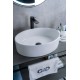 Раковина Gid N9012 51106 накладная белая 50x36x14