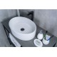 Раковина Gid N9012 51106 накладная белая 50x36x14