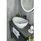 Раковина Gid N9019 51108 накладная белая 60x37x19