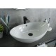 Раковина Gid N9019 51108 накладная белая 60x37x19