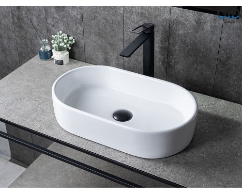 Раковина Gid N9020 51209 накладная белая 52.5x30.5x11.5