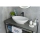Раковина Gid N9021 51109 накладная белая 52x32x14