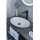 Раковина Gid N9022 51110 накладная белая 50x35x9