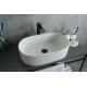 Раковина Gid N9025 51111 накладная белая 56x35x14
