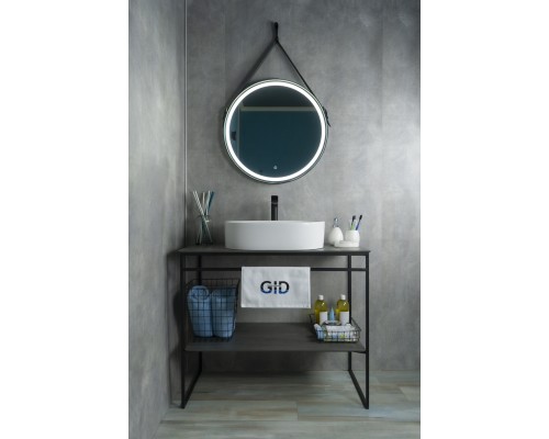 Раковина Gid N9025 51111 накладная белая 56x35x14