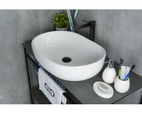 Раковина Gid N9026a 51112 накладная белая 60x40x15 Раковина Gid N9026a 51112 накладная белая 60x40x15