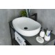 Раковина Gid N9026a 51112 накладная белая 60x40x15