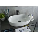 Раковина Gid N9026a 51112 накладная белая 60x40x15