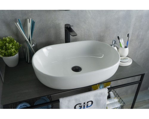 Раковина Gid N9026a 51112 накладная белая 60x40x15 Раковина Gid N9026a 51112 накладная белая 60x40x15