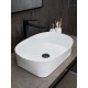Раковина Gid N9028 51233 накладная белая 53x36x14