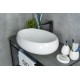Раковина Gid N9030a 51114 накладная белая 60x41x15