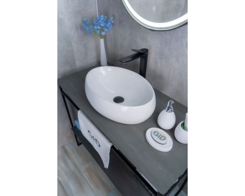 Раковина Gid N9030b 51115 накладная белая 48x34x15 Раковина Gid N9030b 51115 накладная белая 48x34x15