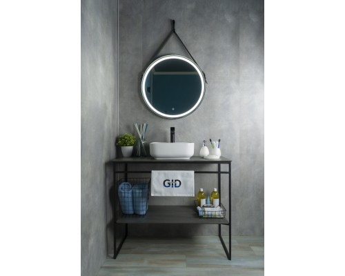 Раковина Gid N9044 51165 накладная белая 38.5x38.5x14