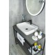 Раковина Gid N9047 51184 накладная белая 55x42x15