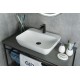 Раковина Gid N9047 51184 накладная белая 55x42x15