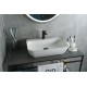 Раковина Gid N9047 51184 накладная белая 55x42x15