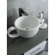 Раковина Gid N9055 51186 накладная белая 40x30x18