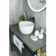 Раковина Gid N9055 51186 накладная белая 40x30x18