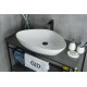 Раковина Gid N9062 51117 накладная белая 66.5x44x15