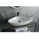 Раковина Gid N9062 51117 накладная белая 66.5x44x15