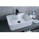 Раковина Gid N9091 51176 накладная белая 48x37x13