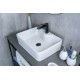 Раковина Gid N9091 51176 накладная белая 48x37x13