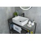 Раковина Gid N9103 51120 накладная белая 48x37x13