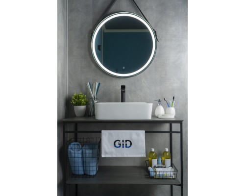 Раковина Gid N9103 51120 накладная белая 48x37x13