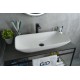 Раковина Gid N9122 51124 накладная белая 71x40x14