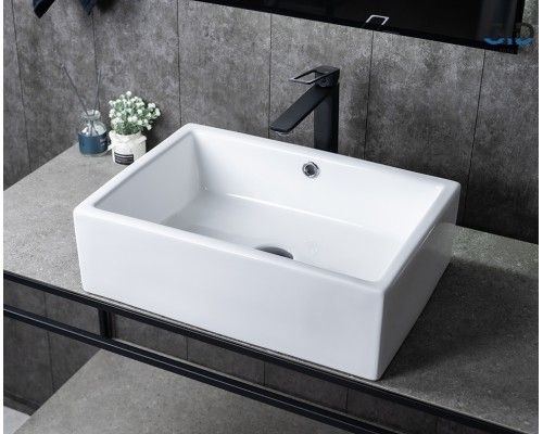 Раковина Gid N9129 51125 накладная белая 51x38x15