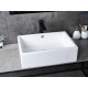 Раковина Gid N9129 51125 накладная белая 51x38x15