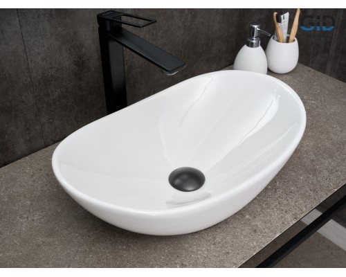 Раковина Gid N9133 51201 накладная белая 48x30.5x14.5