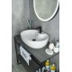 Раковина Gid N9163 51127 накладная белая 59x41x16