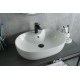 Раковина Gid N9163 51127 накладная белая 59x41x16