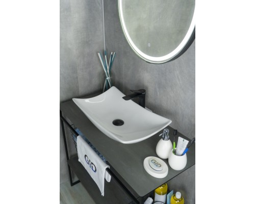 Раковина Gid N9176 51129 накладная белая 56x42x10.5