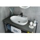 Раковина Gid N9234 51133 накладная белая 56x39x12.5