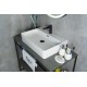Раковина Gid N9256 51172 накладная белая 60x42x14