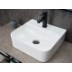 Раковина Gid N9257 51217 накладная белая 43x39x13