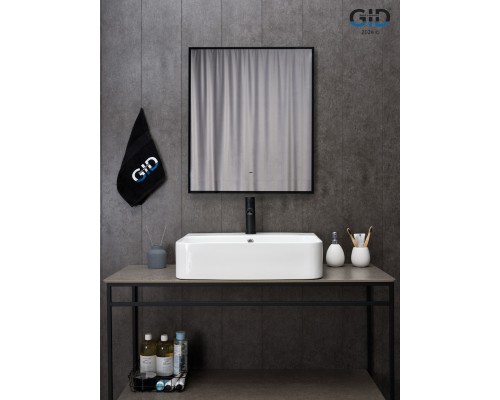 Раковина Gid N9258 51218 накладная белая 60x45x13