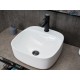 Раковина Gid N9284 51219 накладная белая 42x42x15.5