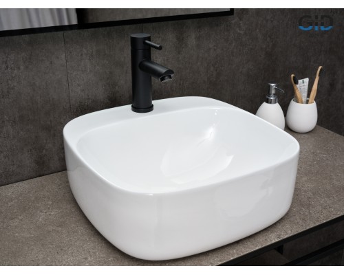 Раковина Gid N9284 51219 накладная белая 42x42x15.5