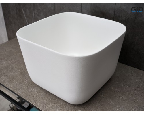 Раковина Gid N9301wg 51234 накладная белая 36x36x25.5