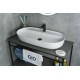 Раковина Gid N9347 51190 накладная белая 81x41x14