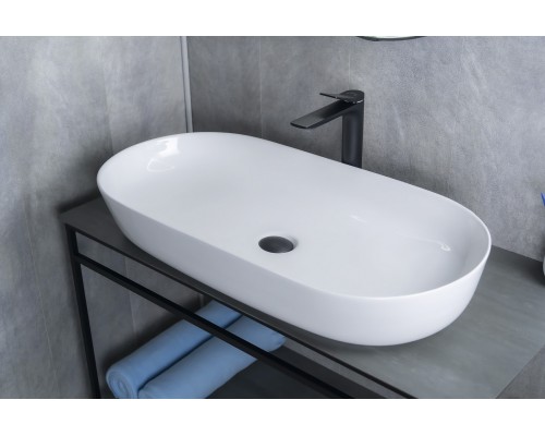 Раковина Gid N9348 51200 накладная белая 81x41x14