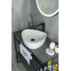Раковина Gid N9386 51139 накладная белая 50x40x12