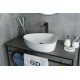 Раковина Gid N9386 51139 накладная белая 50x40x12
